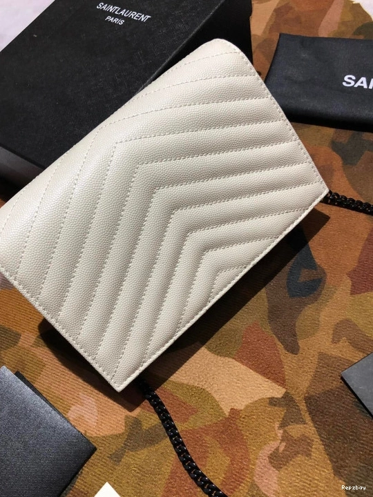 Repzbay REP YSL CHAIN CASSANDRE WALLET MATELASSÉ 0804